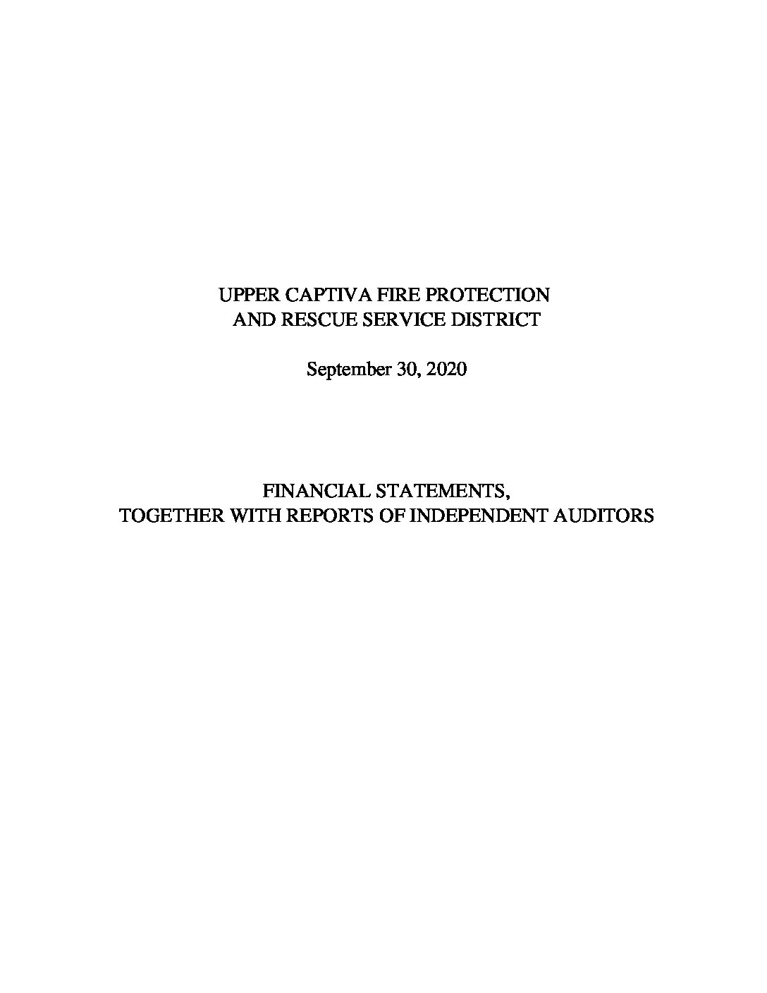 2020 FINAL Financial Statement