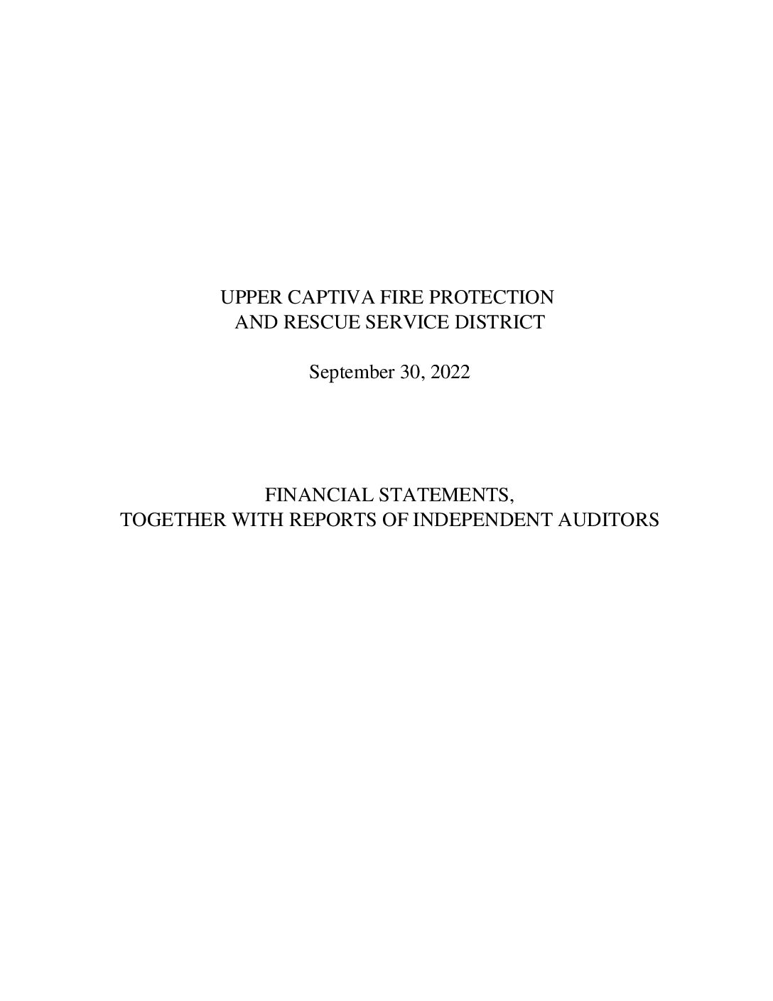 2022 FINAL Financial Statement