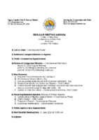 Agenda Board Meeting Continued May 24