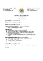 Agenda August 16 2024 Regular Board Meeting