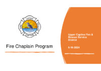 Chaplain Ministry Presentation 8-16-2024