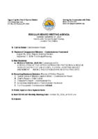 Agenda September 21 2024 Regular Board Meeting