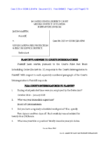 Document 22-1 – Plaintiff’s Answers to Court’s Interrogatories