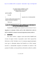 Document 41 – Plaintiff’s Response in Opposition to District’s MSJ