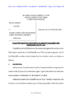 Document 47 – Plaintiff’s Motion for Partial Summary Judgment