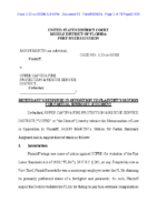 Document 51 – Defendant’s Response in Opposition to Plaintiff’s Motion for Partial Summary Judgment