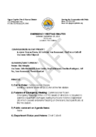 Board Meeting Minutes September 28 2024 Emergency Board Meeting DRAFT