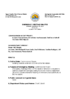 Minutes September 28 2024 Emergency Board Meeting (approved)