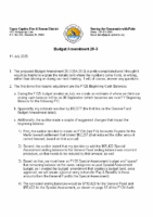 Explaining Budget Amendment 25-3