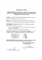 Resolution 2025-05 signed