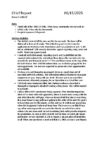 Chief Report 08-2025