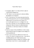 March 2026 Chief Report