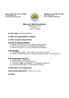 Agenda May 16 2026 Regular Board Meeting
