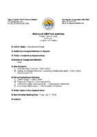 Agenda June 19 2026 Regular Board Meeting