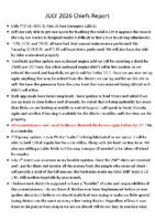 July 2026 Chiefs Report