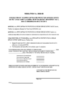 RESOLUTION 2026-08 Budget Amendment 26-3